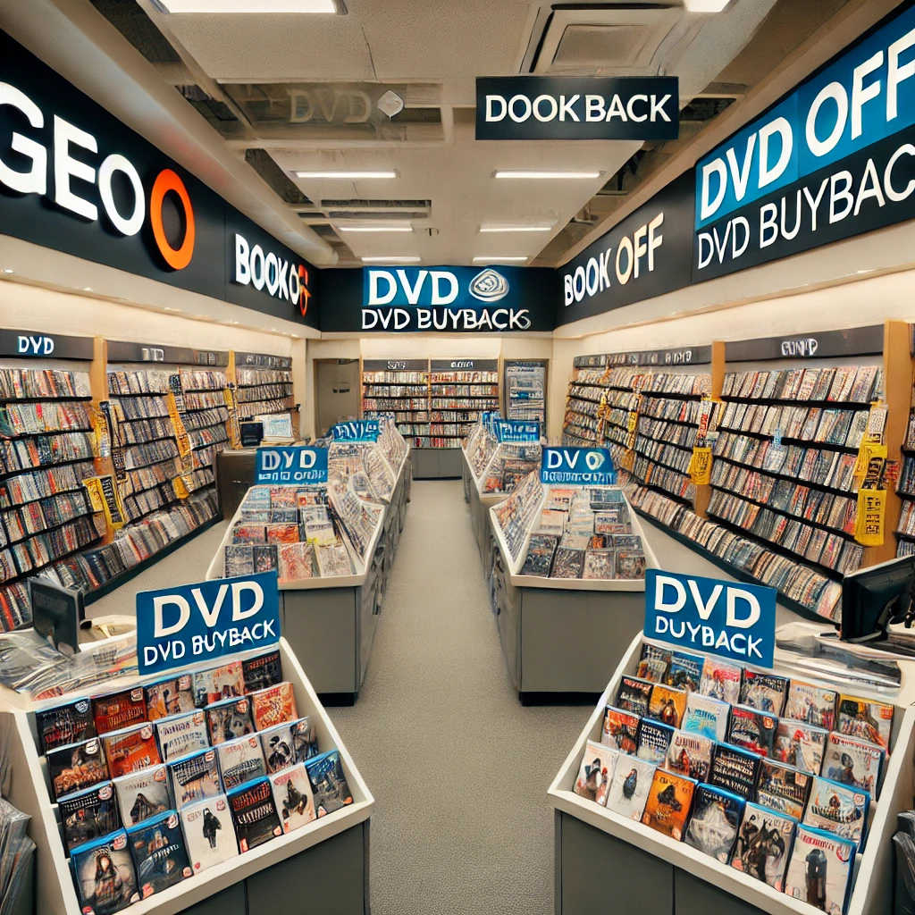 DVDを売るならゲオとブックオフ、どっちがお得？