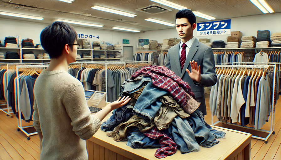 セカンドストリート 買取不可 衣類の対応