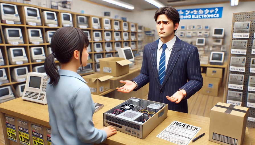ハードオフ ジャンク 買取不可の具体例