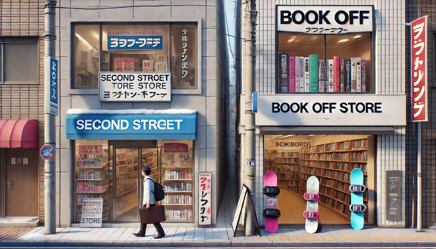 セカンドストリートとブックオフ比較