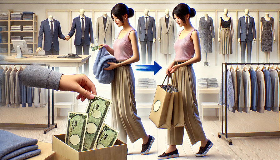 エコリングで服を売る流れを解説