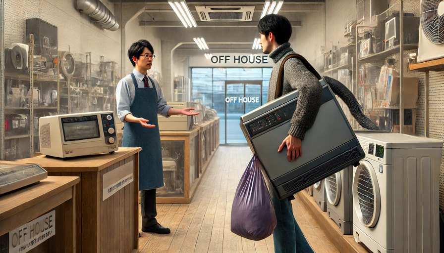 オフハウスで買取不可の持ち帰り対応は？