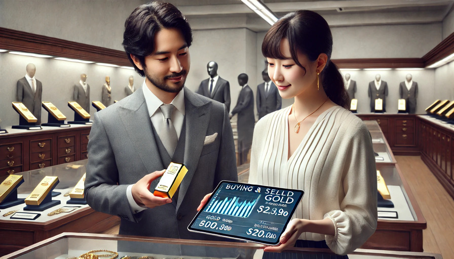 コメ兵 金 購入と売却の違い