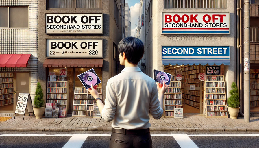 ブックオフとセカンドストリートの買取サービスの違い