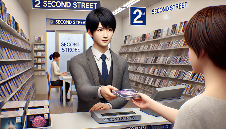 セカンドストリートでCDを売る方法