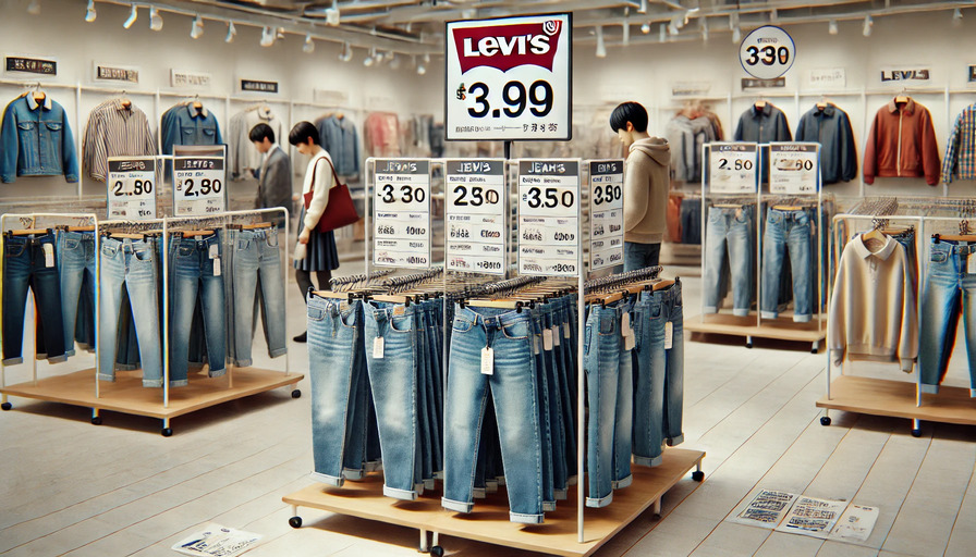 セカンドストリートにおける服の価格傾向