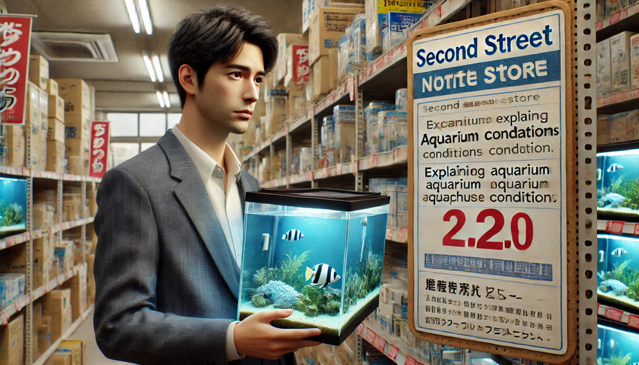 セカンドストリート水槽買取の注意点