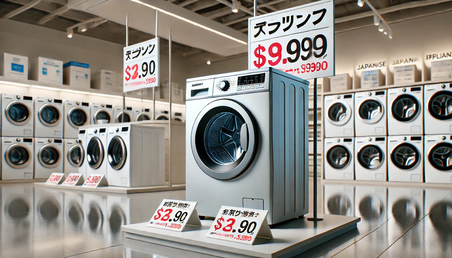 セカンドストリート洗濯機買取価格の目安
