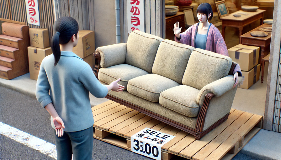 セカンドストリートでソファが買取不可になる要因