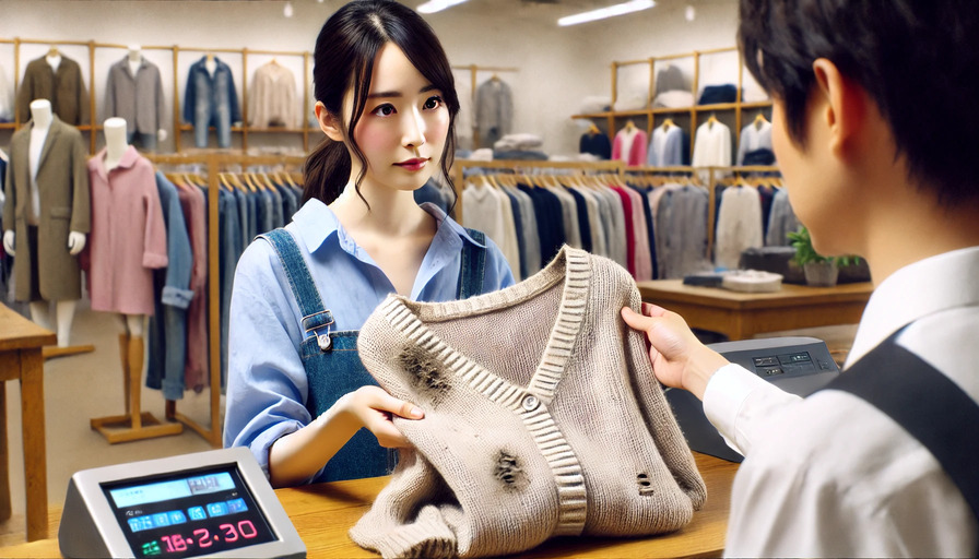 セカンドストリートで買取を断られる衣類の例を把握する