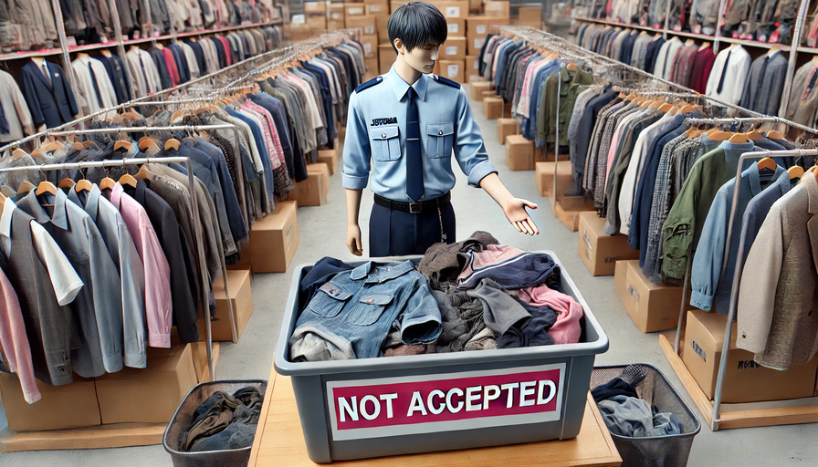 セカンドストリートで買取不可とされる衣類の特徴を知る