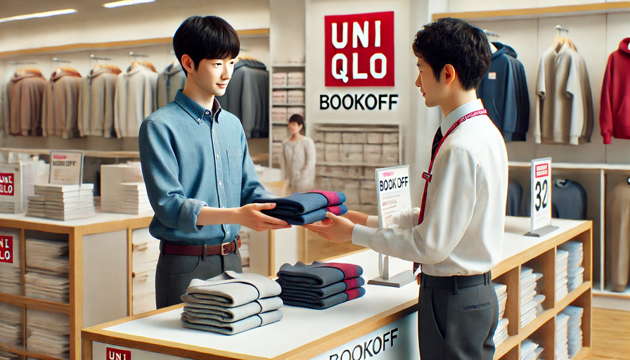 ブックオフでのユニクロ買取の流れ
