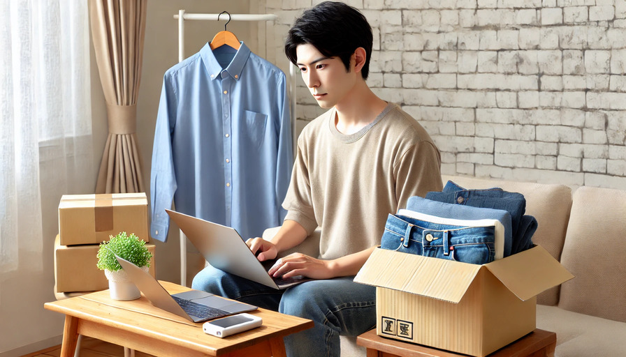 服を売るなら宅配が便利