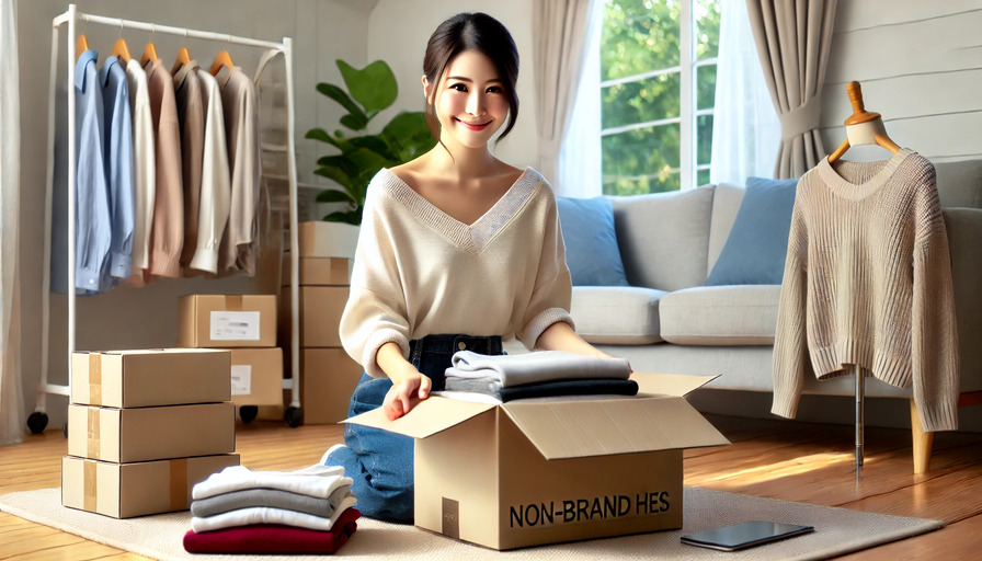 ノンブランド服を宅配で売るコツ