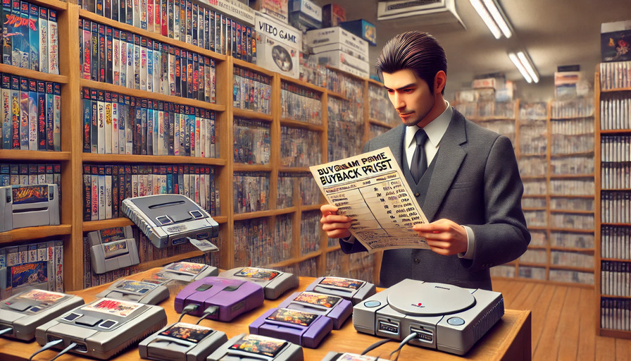 ゲームの買取価格表をチェック