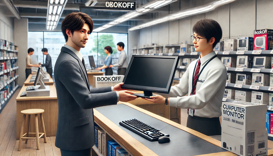ブックオフでモニターを買取するコツ