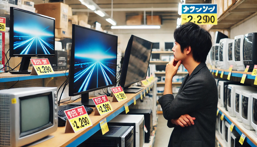 ブックオフ モニター 値段の目安は？
