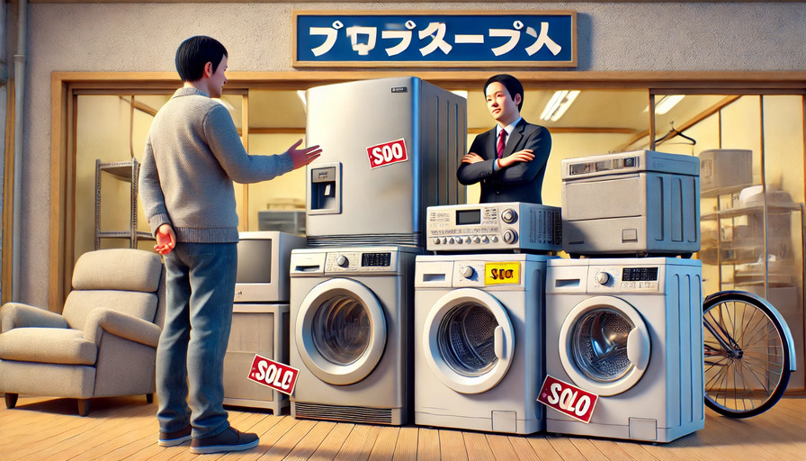 家電・家具など大型商品の制限