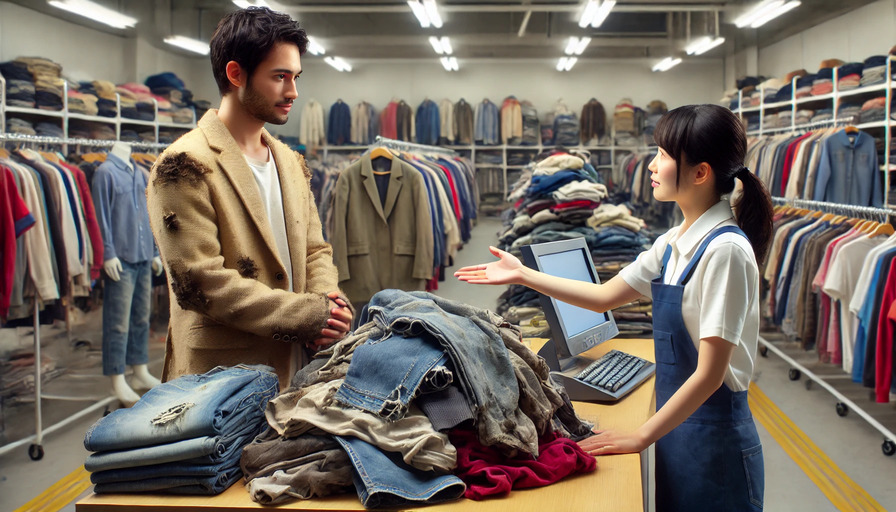 萬屋で買取できないもの｜服の注意点