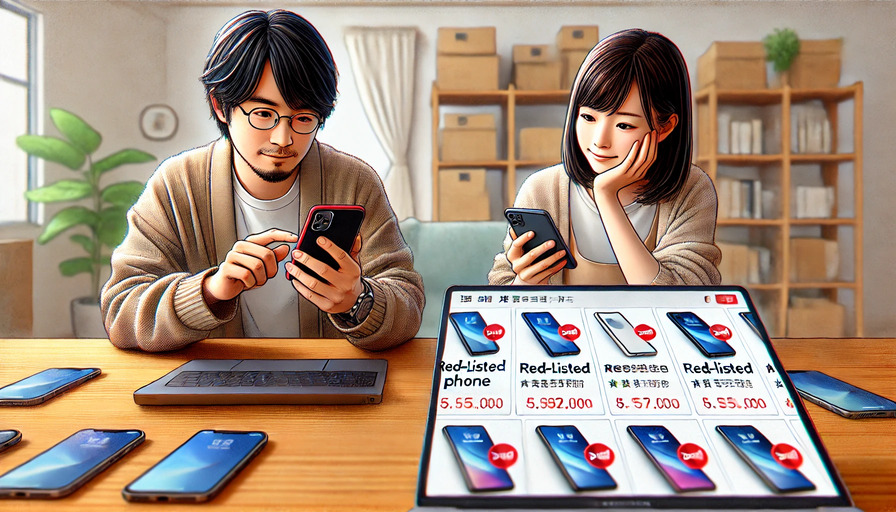 赤ロムスマホを高く売るには？ゲオとの比較も
