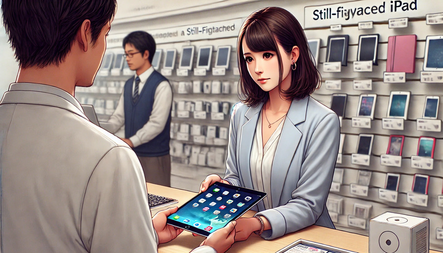 分割中のiPadをゲオで売るときの注意点