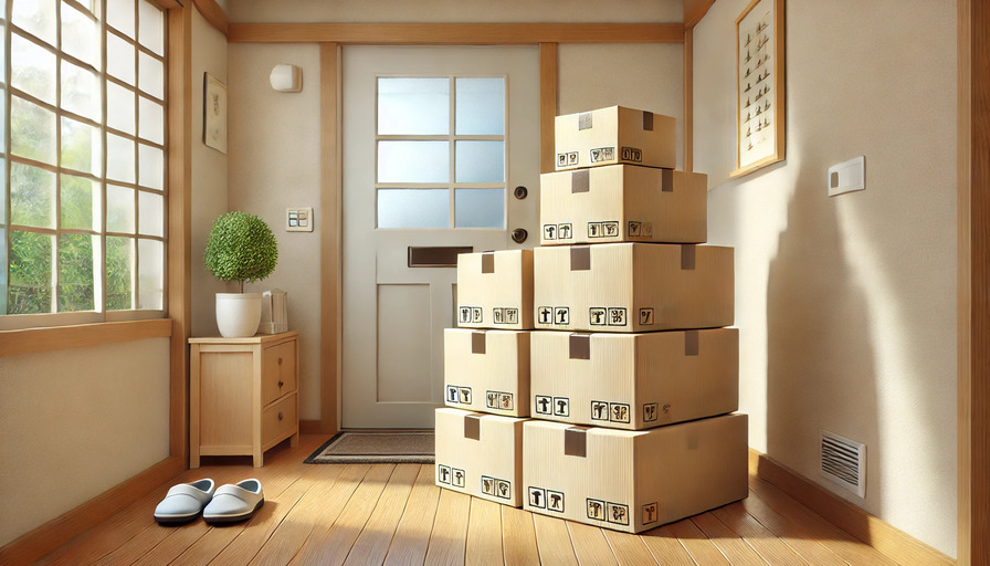 駿河屋の買取用ダンボール