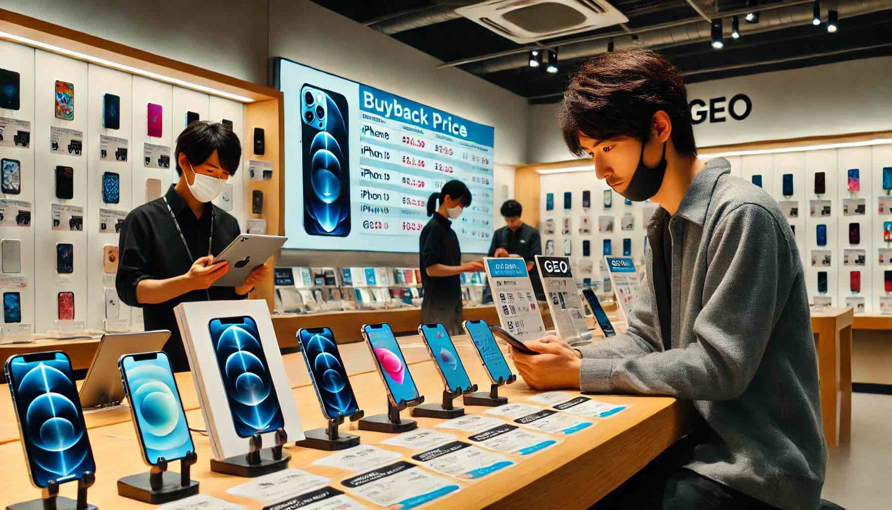 iPhone13pro買取価格ゲオと他社・他機種比較