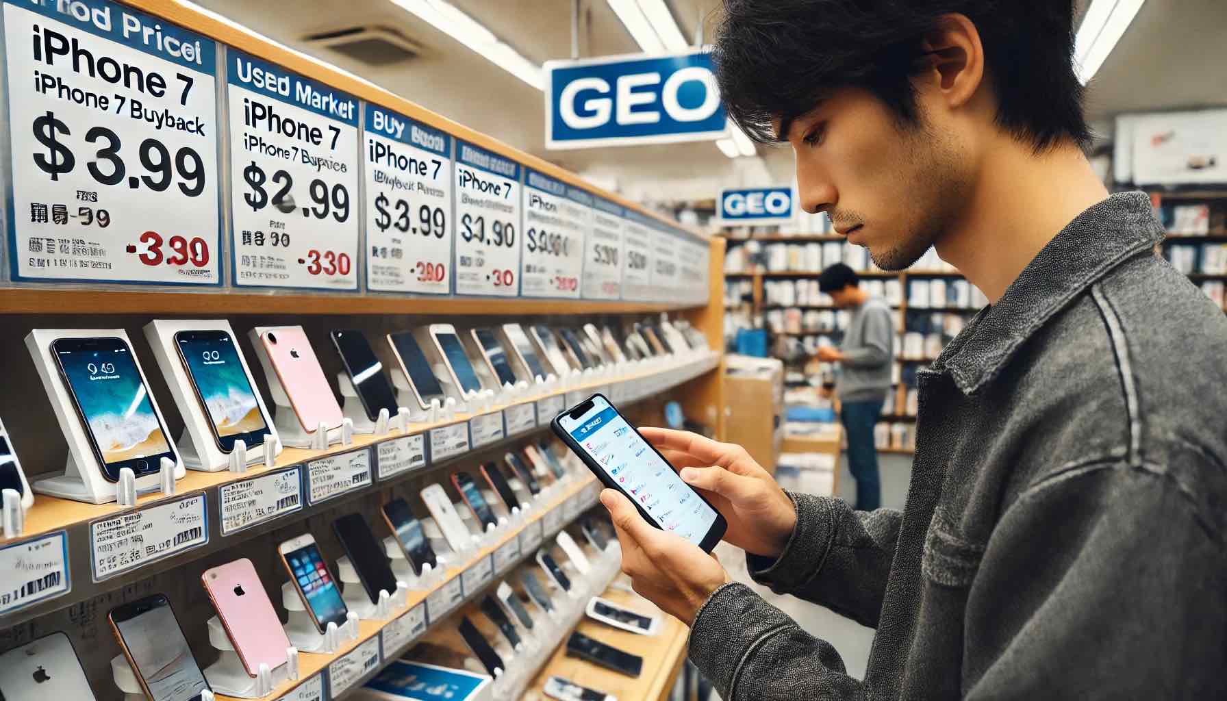 最新のiPhone7買取価格ゲオの相場をチェック