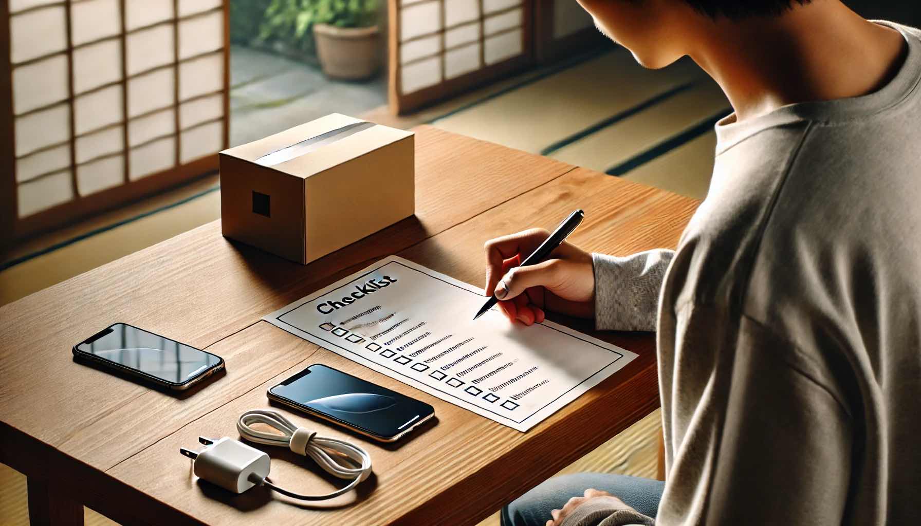 iPhone売る前にやる事の必須チェックリスト