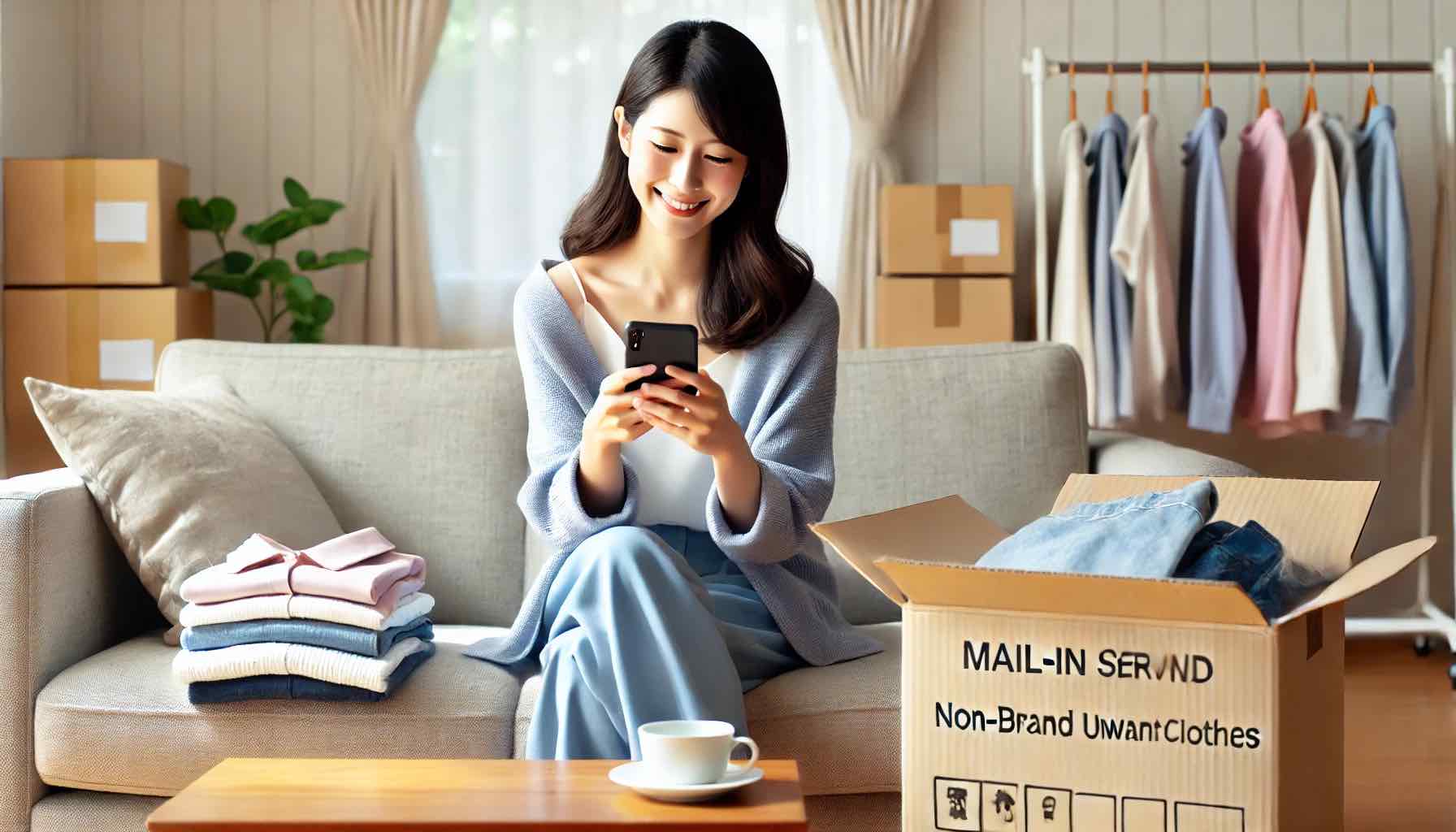 いらない服を売るならノンブランド宅配が便利