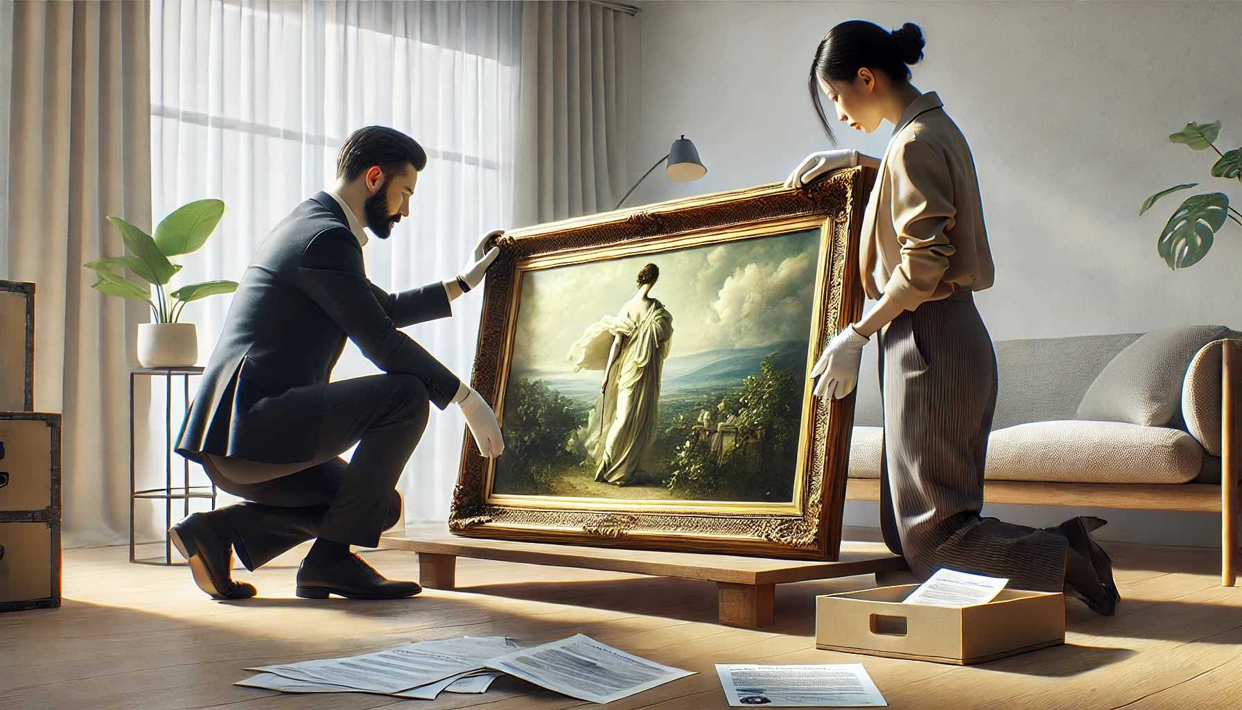 依頼前に知るべき絵画買取の注意点