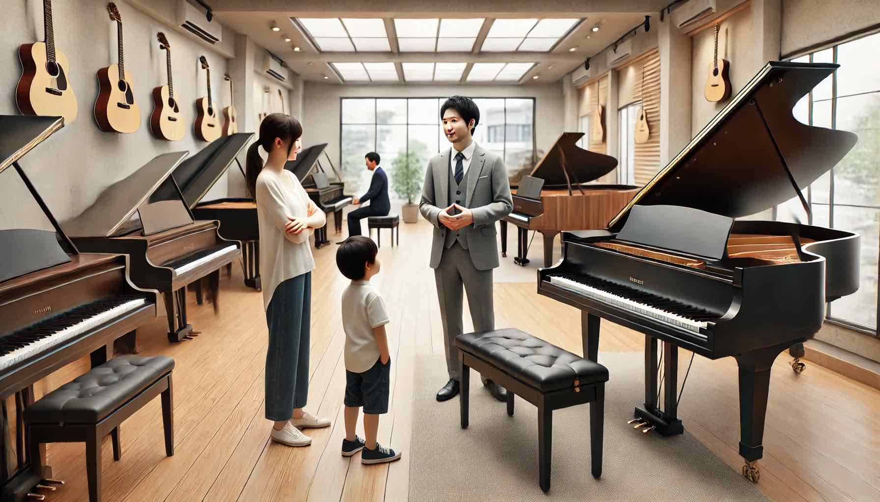 信頼できるピアノ販売店としての実績