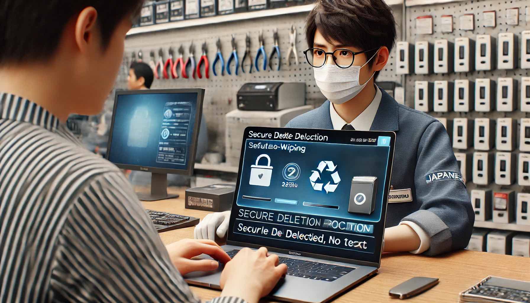 ゲオのパソコン買取はデータ消去も依頼できる