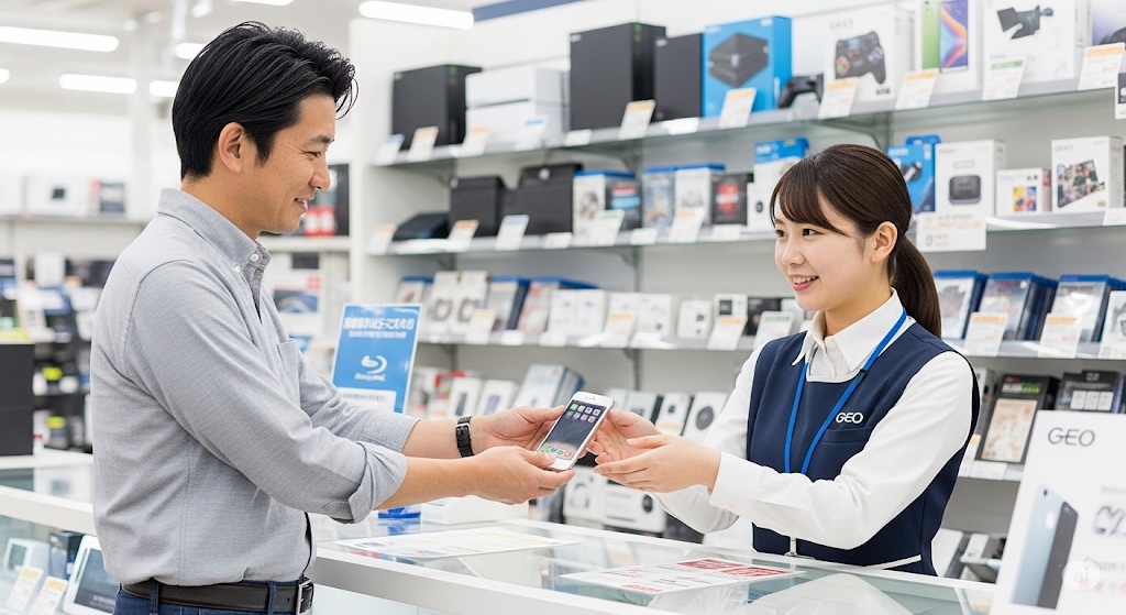 ゲオでのアイフォン買取｜相場とサービス概要