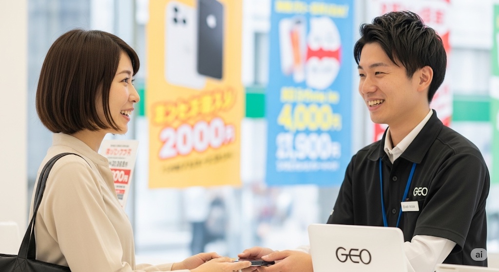 ゲオのiPhone買取キャンペーンを活用