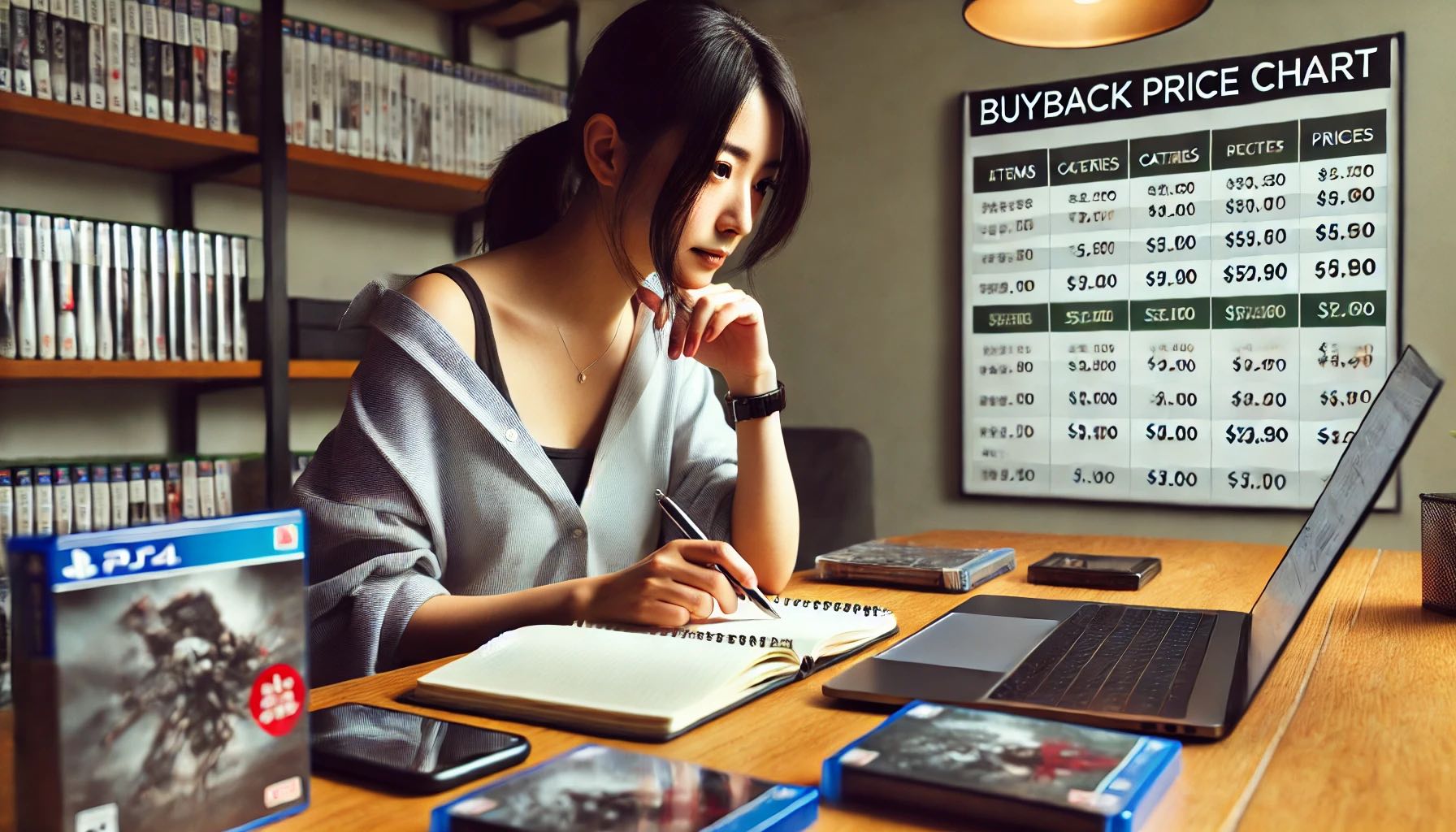 ゲオの買取表の見方と活用法