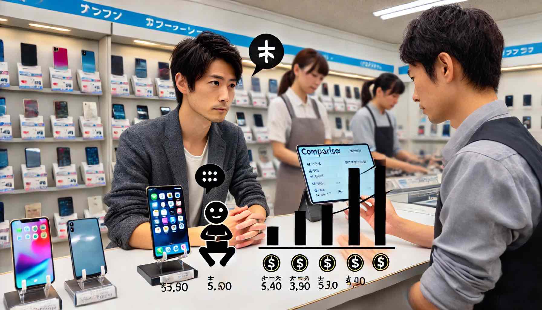 ゲオ壊れたスマホ買取の価格と他社比較