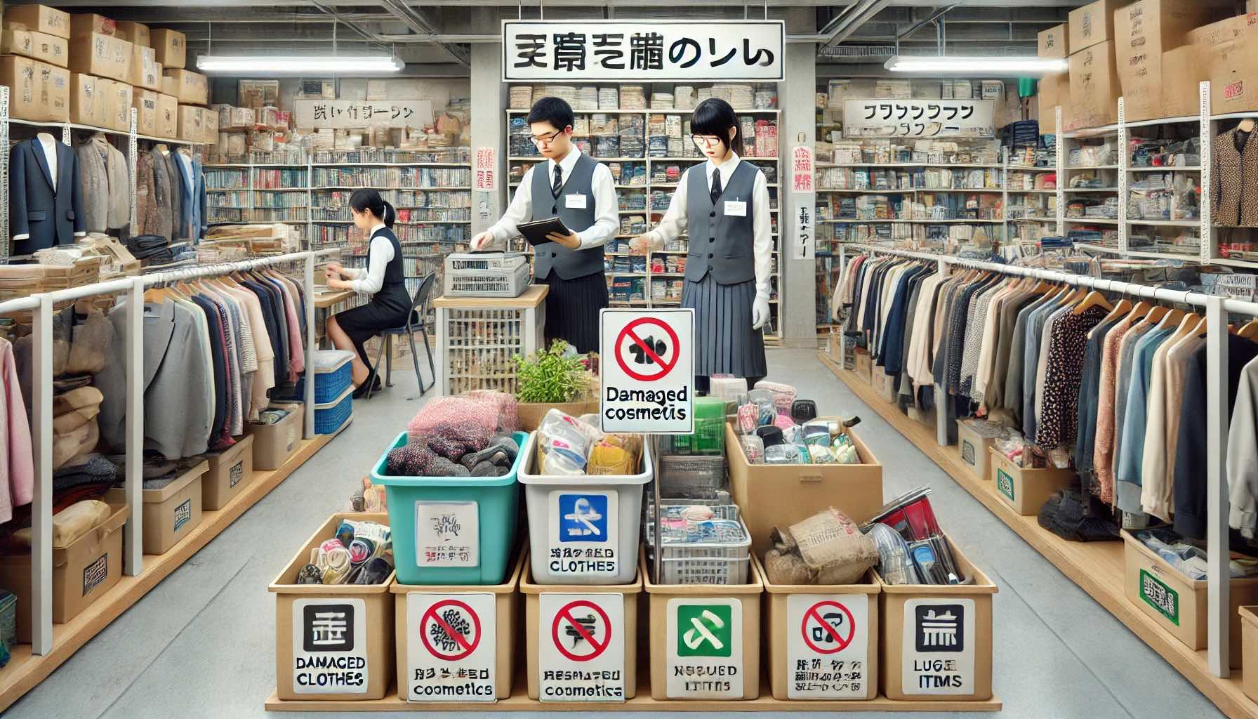 セカンドストリート買取できないものリスト
