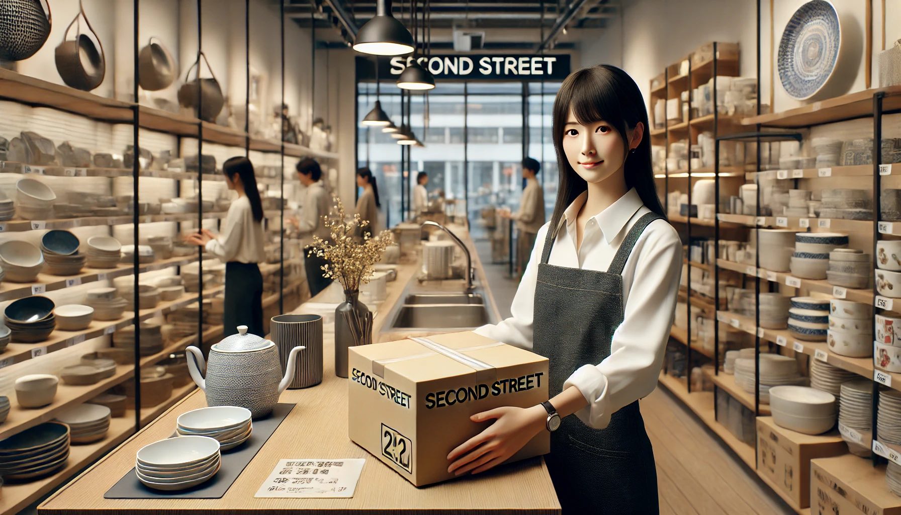 セカンドストリートで食器を買取してもらうには