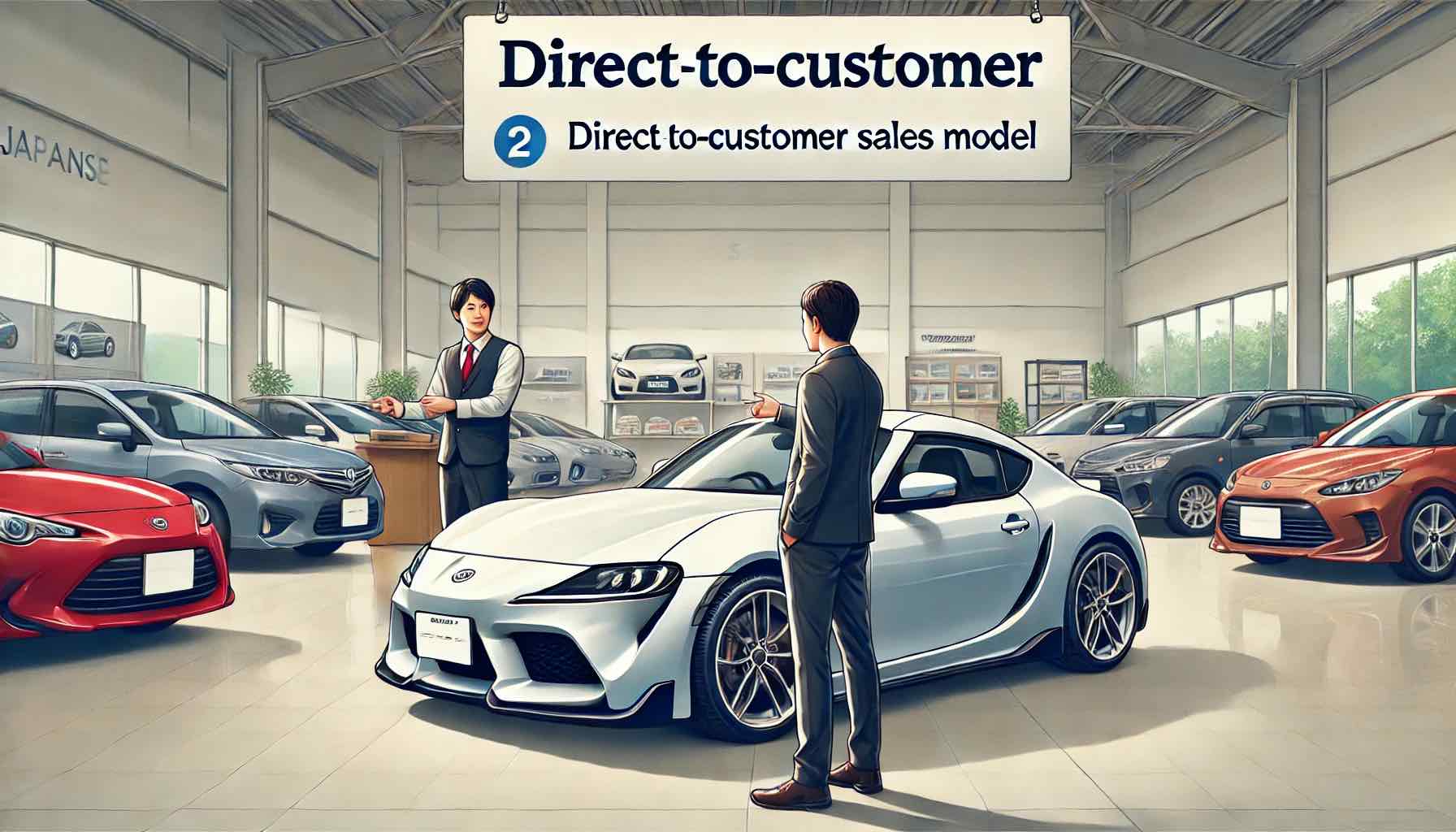 トップランクは中古車直販で高値を実現