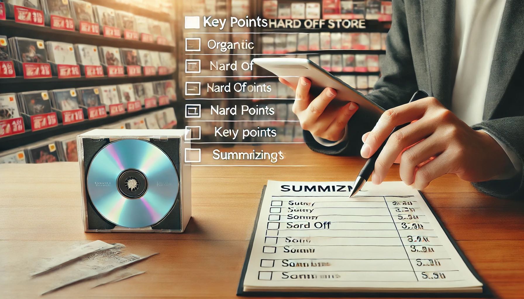 ハードオフのCD買取に関する重要ポイントまとめ