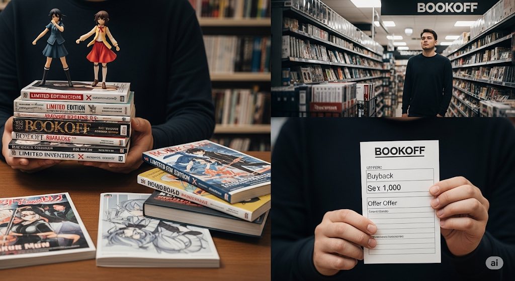 ブックオフのアニメグッズ買取がひどい時の対処法