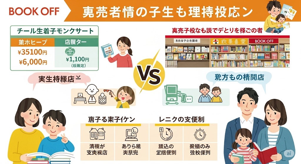 ブックオフでの絵本買取と他社比較