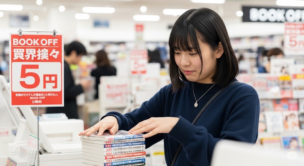 ブックオフ買取5円を回避するための知識
