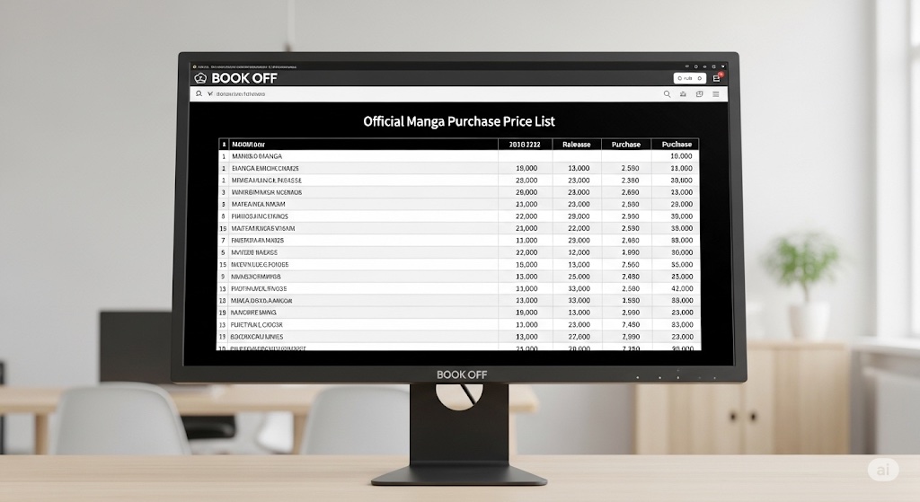 公式ブックオフ買取価格表の目安とは