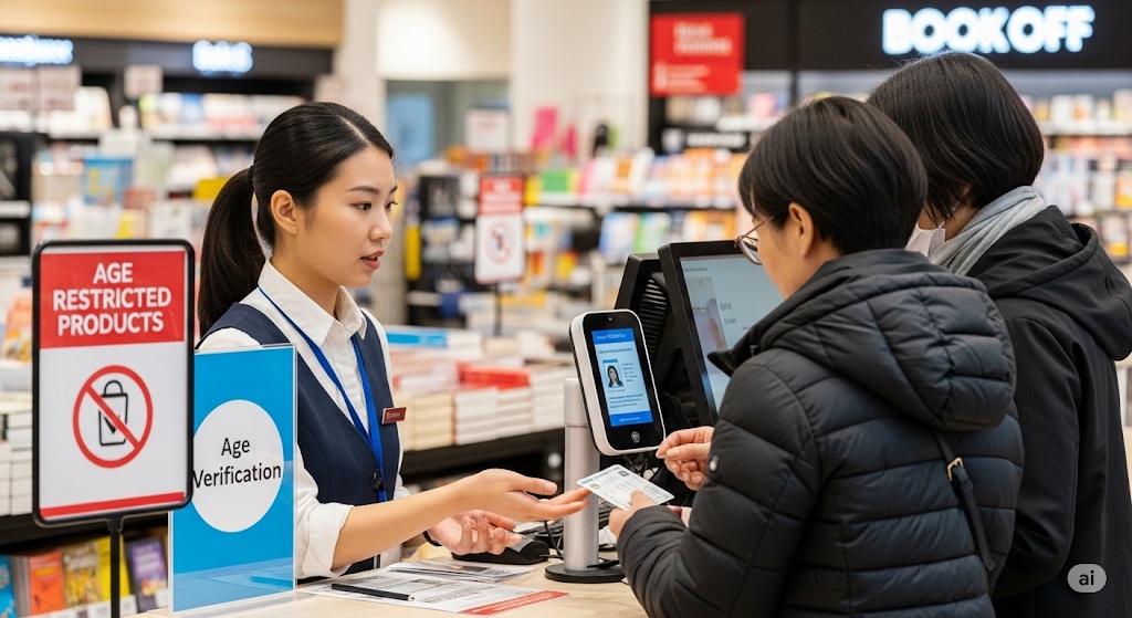 ブックオフで売る際の年齢確認とは