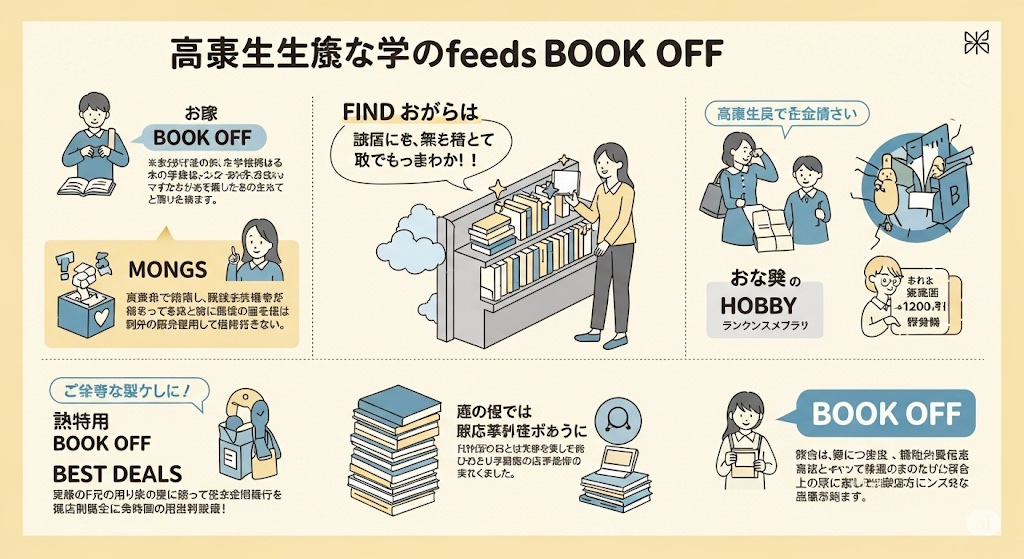 総まとめ：ブックオフ買取を高校生が賢く使うには