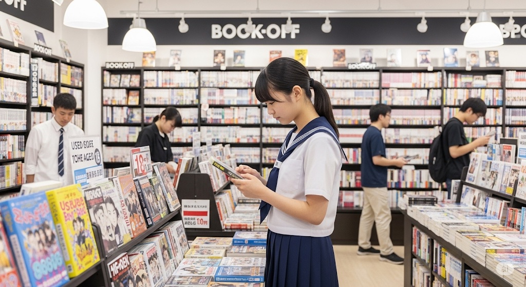 ブックオフ買取における18歳高校生の可否
