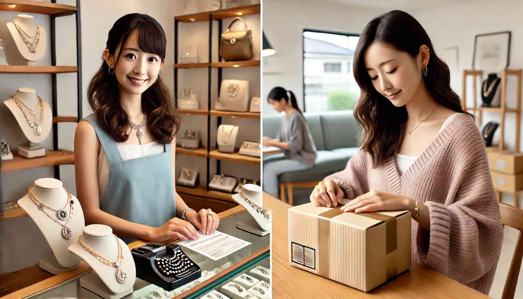 便利な宅配買取と店頭買取のメリット