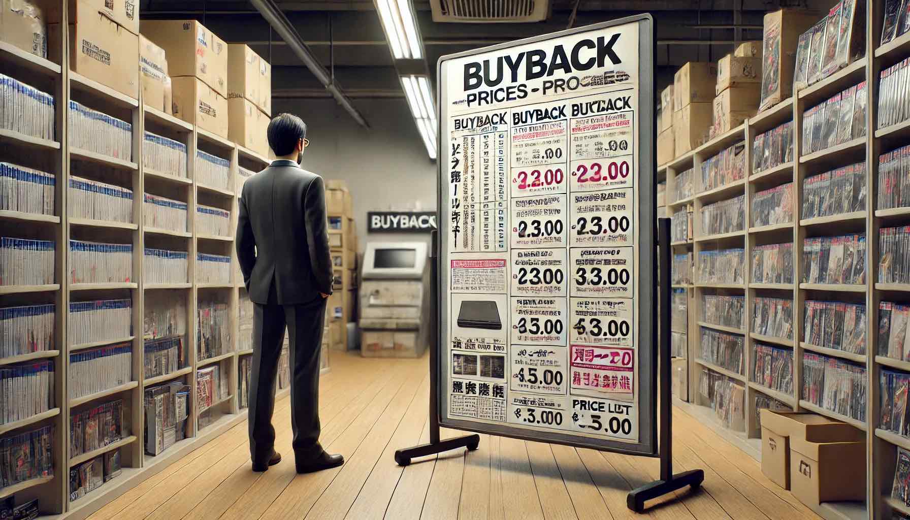 公式の万SAI堂買取価格表はどこにある？